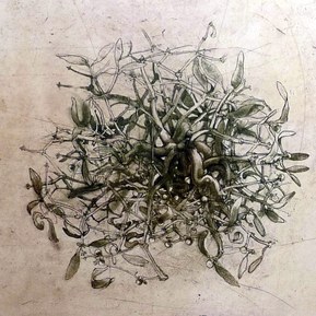 Vicuum, or Equinox, one of the gravures Danielle Grosbusch presented at the BIECTR in Quebec, Canada, which stands for Biennale Internationale D’Estampe Contemporaine de Trois-Rivières