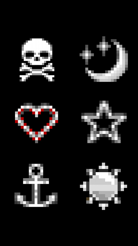 John Waddington artist skull heart anchor Venus star sun moon pink rectangle online artist art portfolio words and pictures