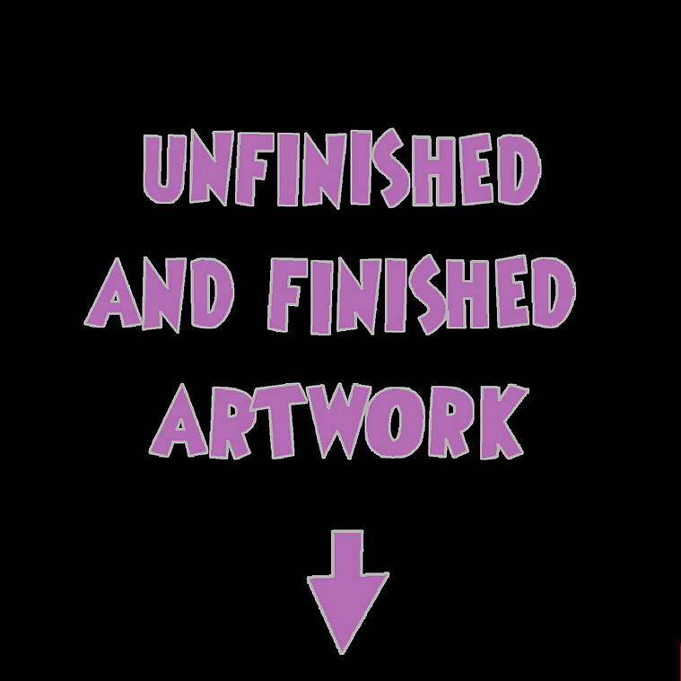 Four Step Stanza, Unfinished and Finished Art, John waddington.
