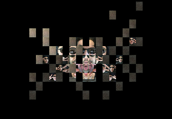 The shadow (dark side), Carl jung, Individuation, photo collage