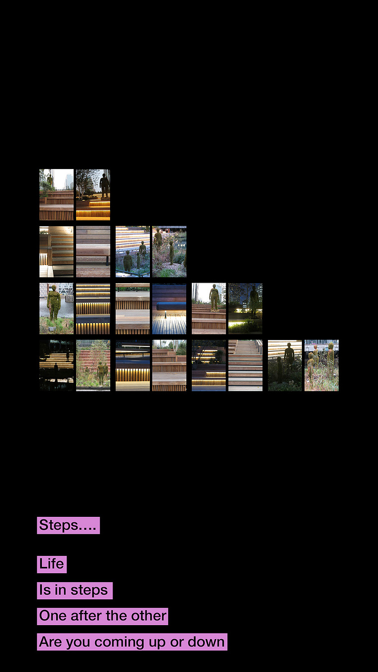 Eden dock Heron Quays Canary Wharf Stairs Stairway Howells