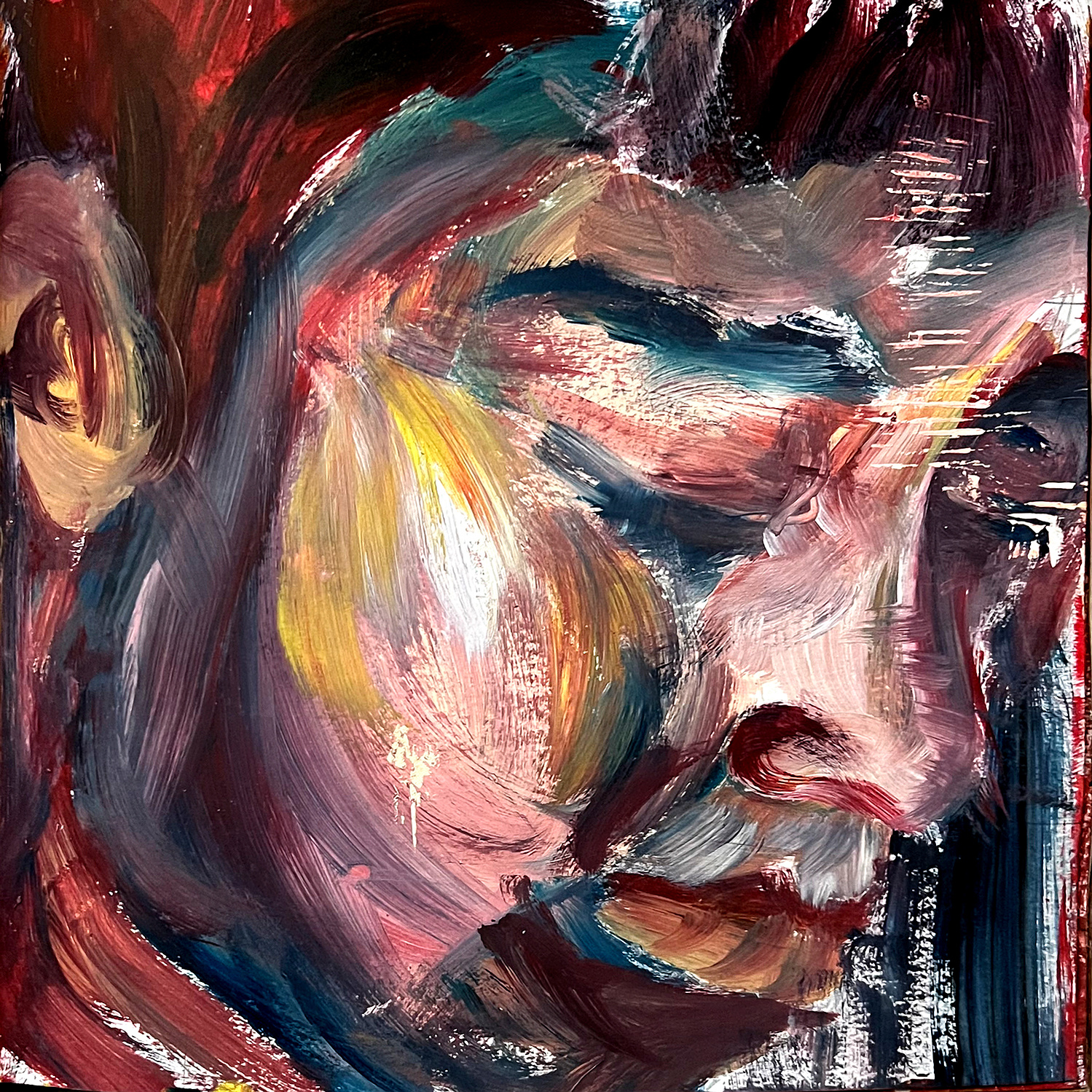 #fineart #art #arte #artist #acrylicpainting #painting #painter #contemporaryart #laylaalrayes