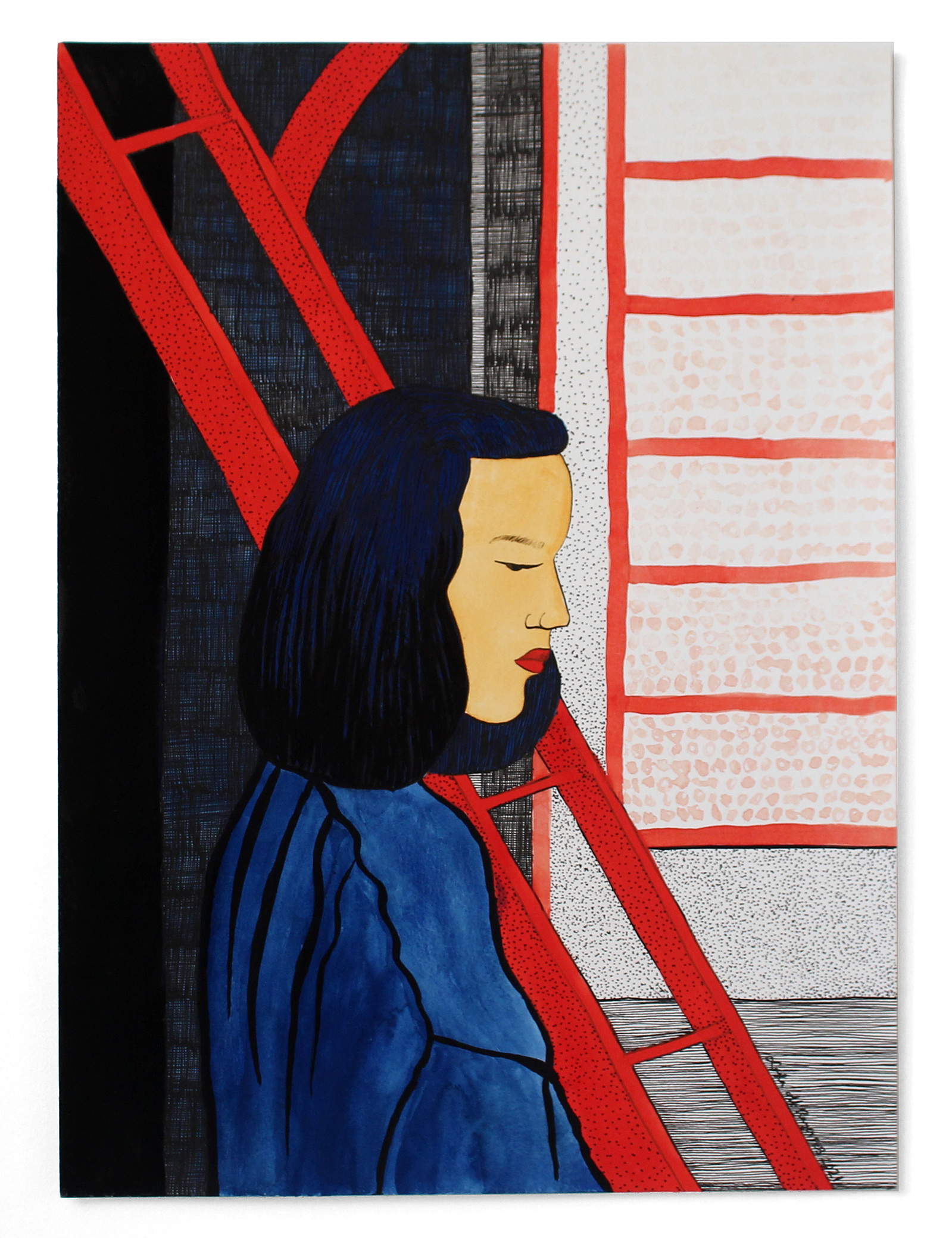 #artinthetimeofcorona #fineart #art #arte #artist #gouache #gouachepainting #ink #inkdrawing #acrylicink #platinumcarbonink #illustration #malas #painting #painter #contemporaryart #contemporaryartist #laylaalrayes #artph
