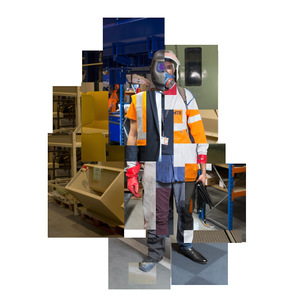 Portrait recomposé à partir de 9 personnes d&amp;amp;#x27;une même entreprise