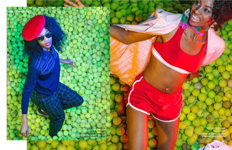 publication de photographie mode de vêtements pour un magazine