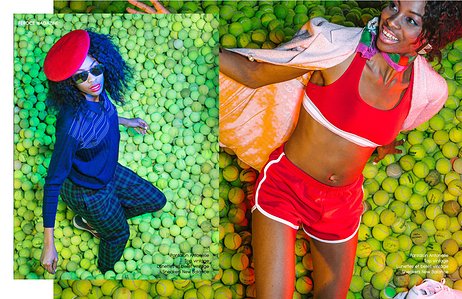 publication de photographie mode de vêtements pour un magazine