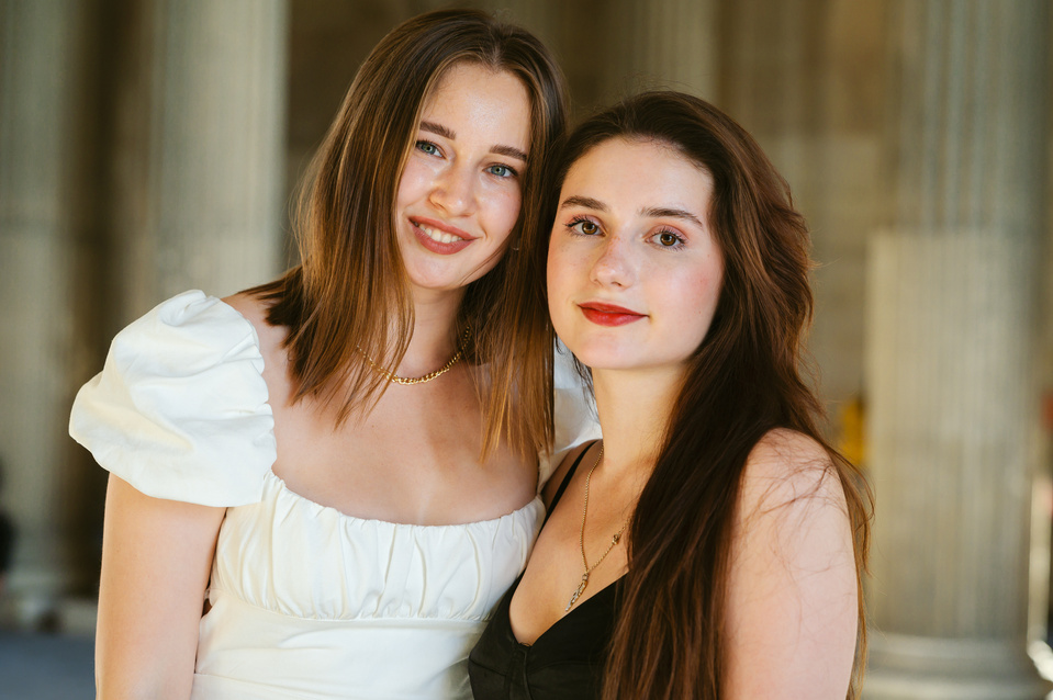 Deux amies ukrainiennes