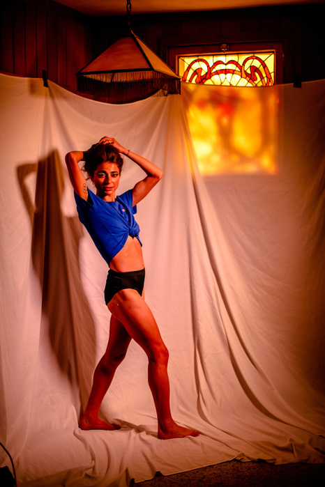 WOODLAND HILLS, CALIFORNIA- OCTOBER 1, 2021: ALEXI pappas, olympian, portrait