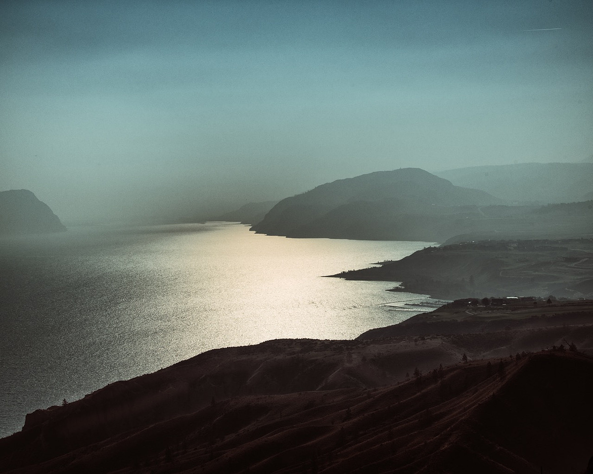 Fine art photography, ocean and mountains, shadows, british columbia photography, gallery photography, award winning landscape photography, Laura Marish Photography