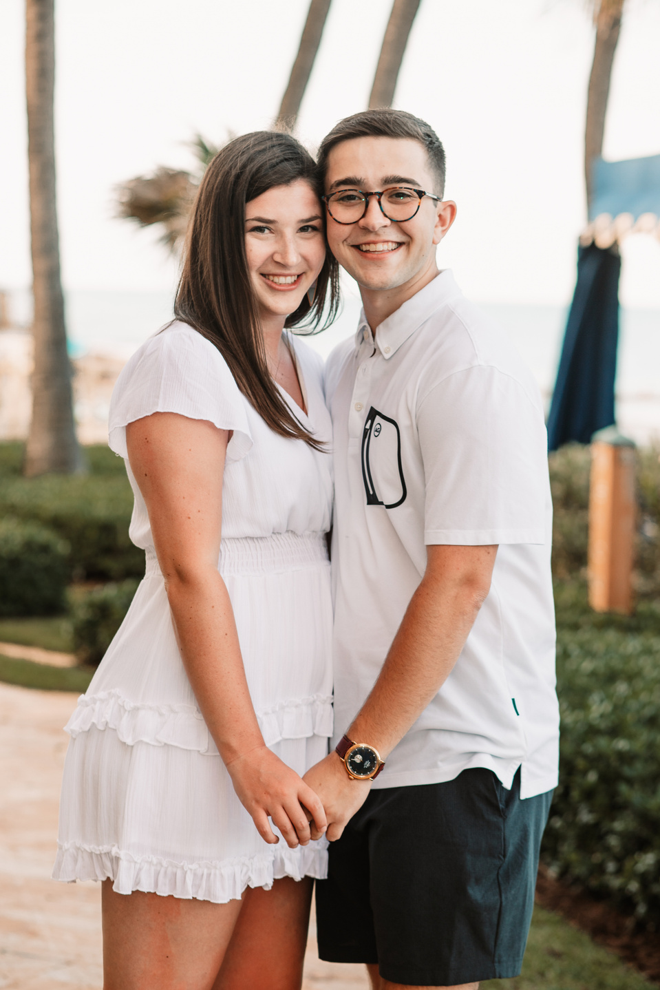 Family Portrait at the Eau Palm Beach captured by Gina Burg