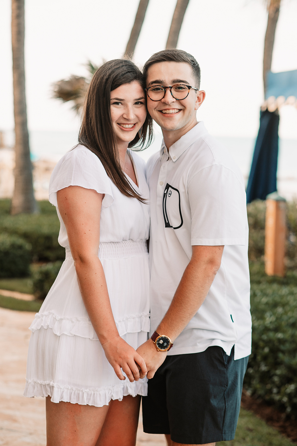 Family Portrait at the Eau Palm Beach captured by Gina Burg