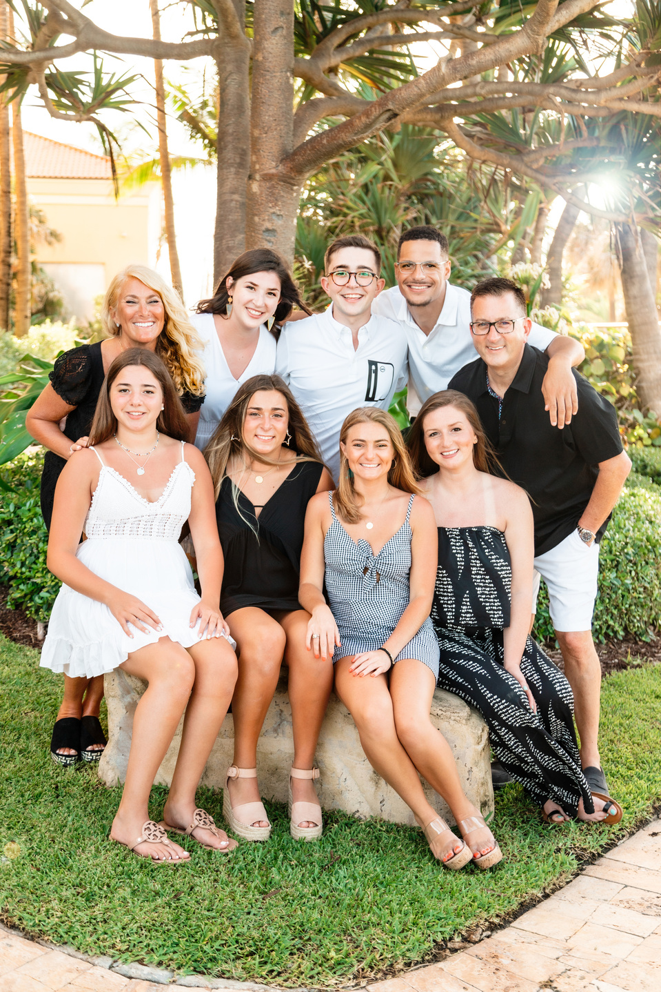 Family Portrait at the Eau Palm Beach captured by Gina Burg