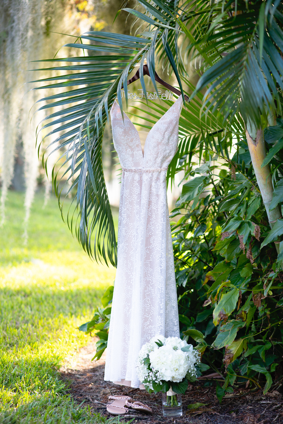 Wedding Dress at Nicole & JC's Wedding in Winter Haven