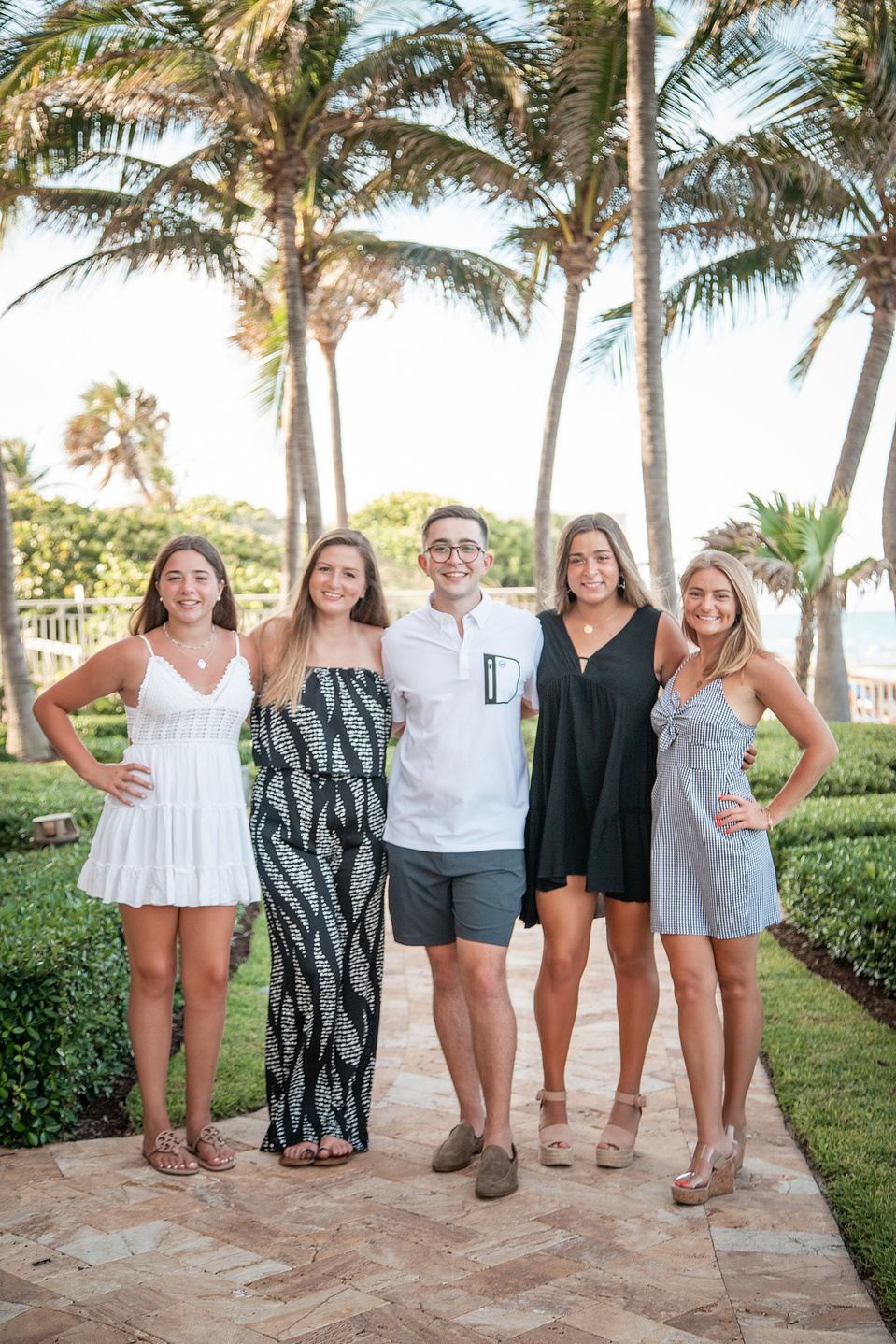 Family Portrait at the Eau Palm Beach captured by Gina Burg