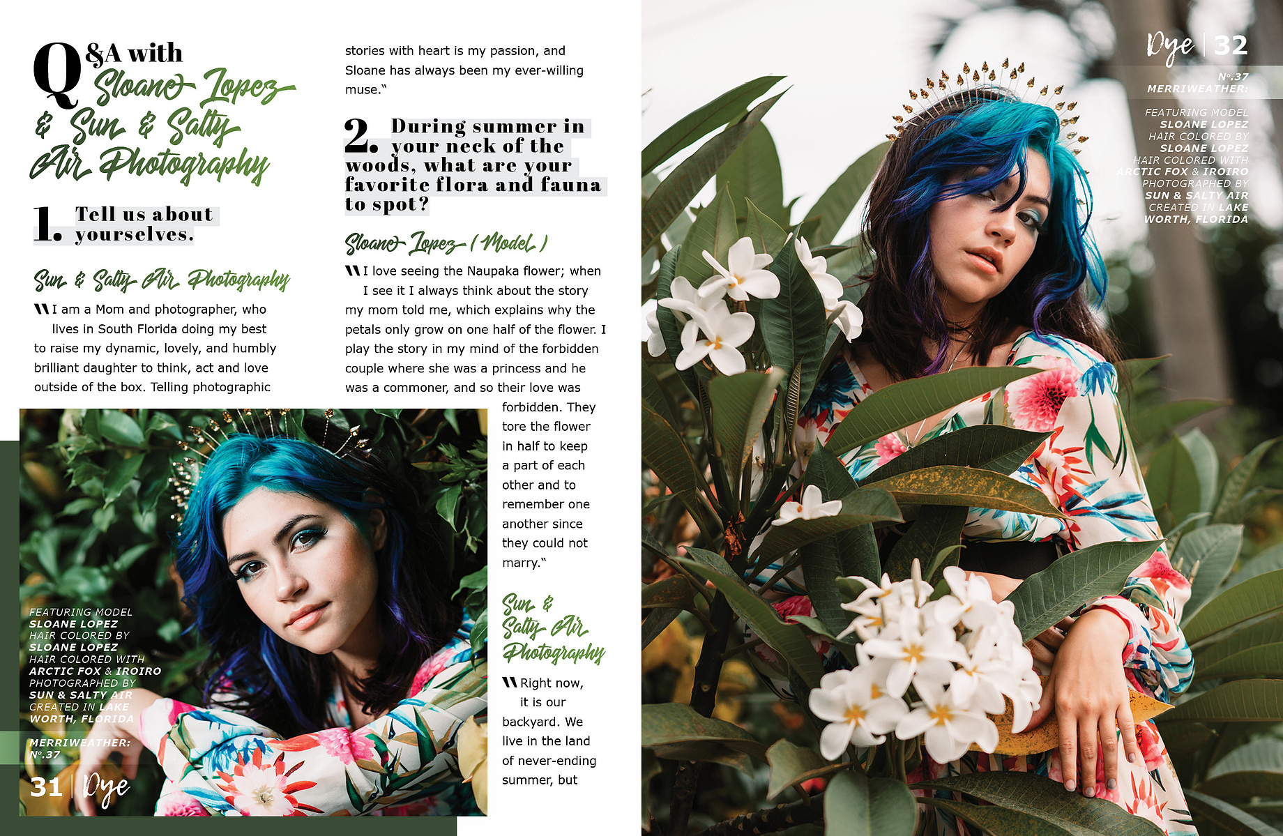 Merriweather feature in Dye Magazine