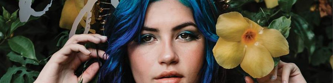 Image of Sloane on the cover of Dye Magazine