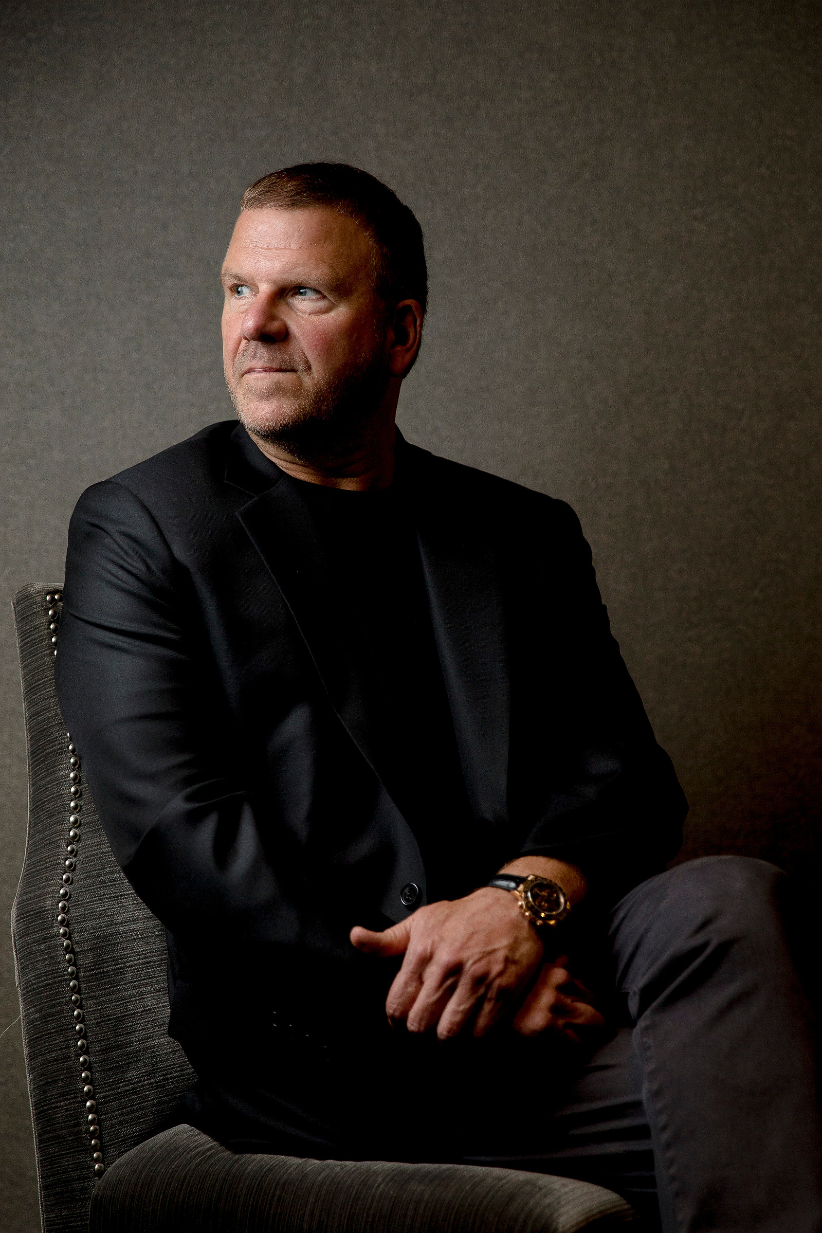Chairman, CEO and owner of Landry's, Inc. Tilman Fertitta sits in a model room of his new Post Oak hotel Friday, June 2, 2017 in Houston.
