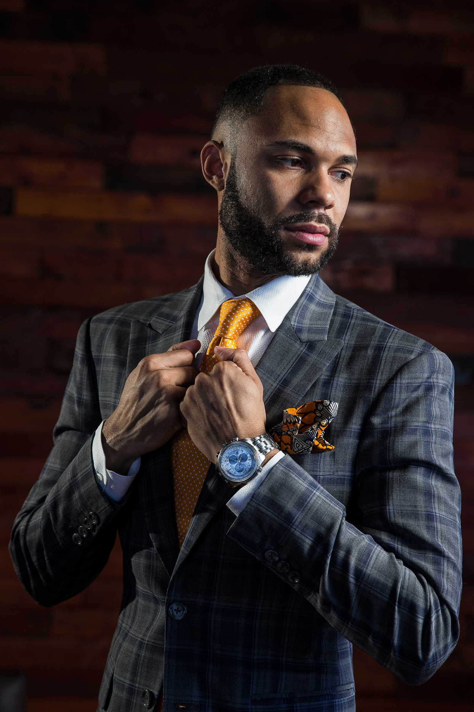 Warren Luckett, founder of Black Restaurant Week and co-owner of Branwar Wines, poses for a photo at UnWine Wednesday, March 22, 2017 in Houston.