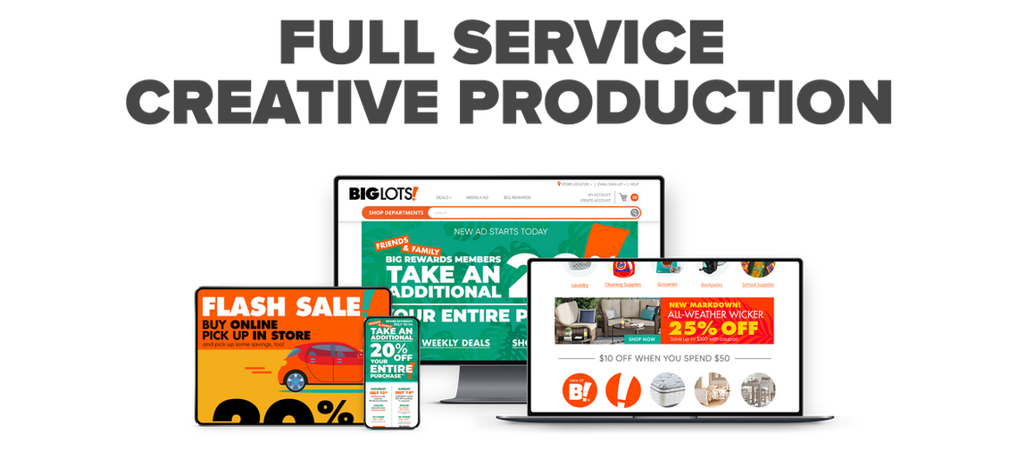 FULL SERVICE CREATIVE PRODUCTION
