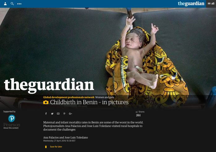 Ana Palacios Documentary Photographer. Tearsheet