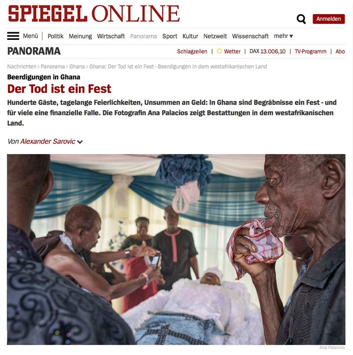 Spiegel Online. Photography by Ana Palacios