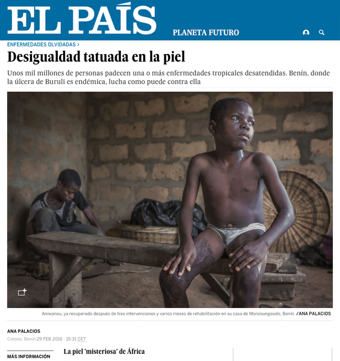 Ana Palacios Documentary Photographer. Tearsheet