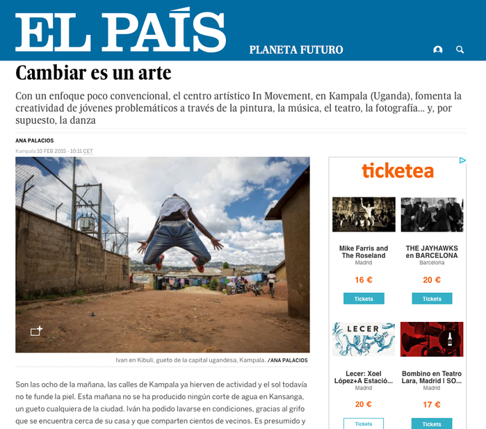 Ana Palacios Documentary Photographer. Tearsheet