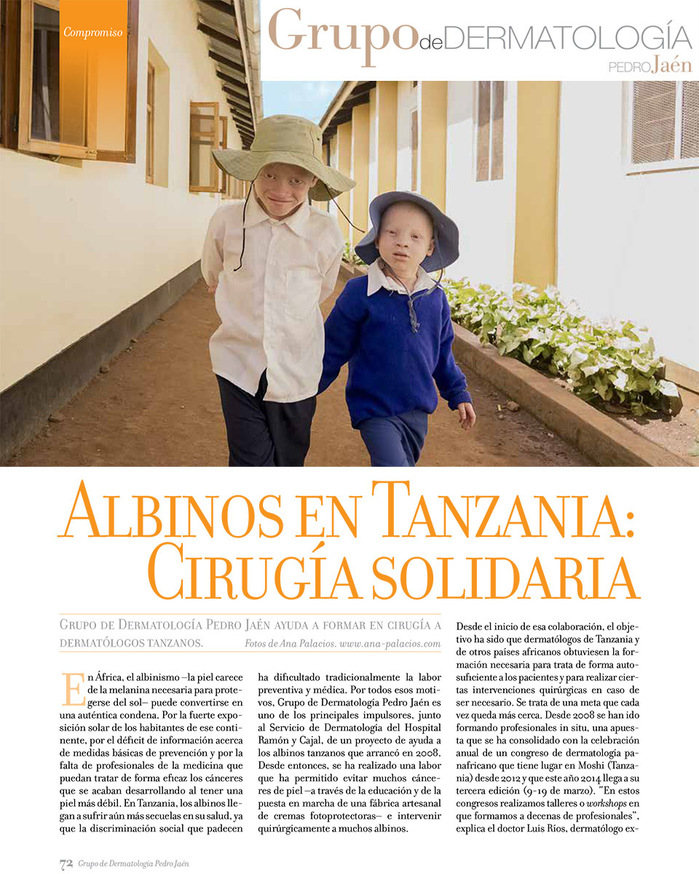Ana Palacios Documentary Photographer. Tearsheet
