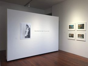 SF Cameraworks gallery in San Francisco showcasing julio's house in black and white