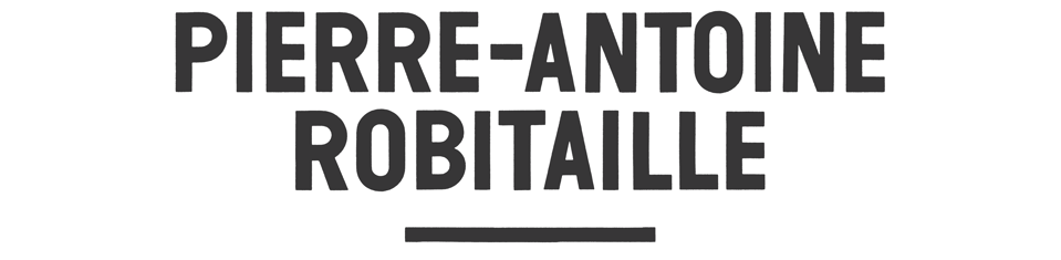Pierre Antoine Robitaille's Portfolio