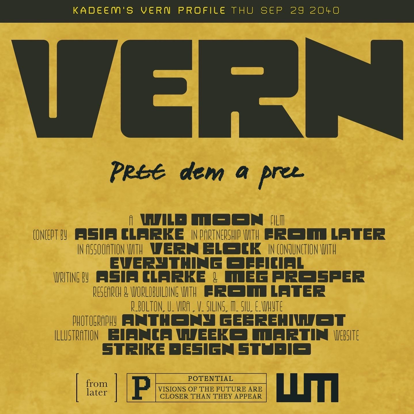 VERN Credits Poster https://vern.world/