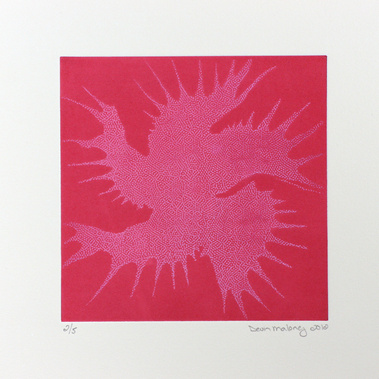 Untitled print of a hibiscus flower
