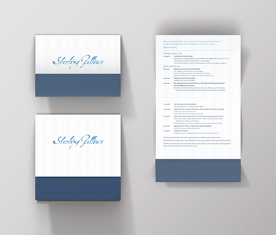 Sterling Fellows 2023 A7 print invitation