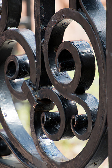 Detail of a Gate on Old Campus