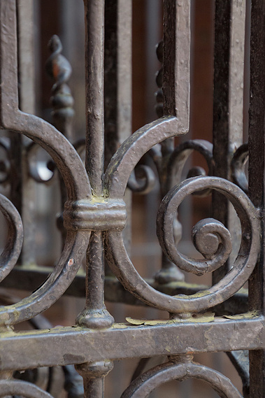 Detail of the Timothy Dwight College Gate