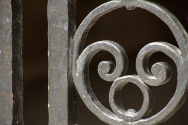 Detail of the Davenport College Gate