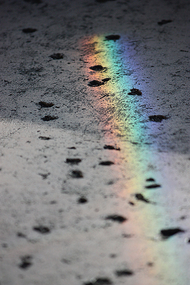 Light Refraction onto a Walkway