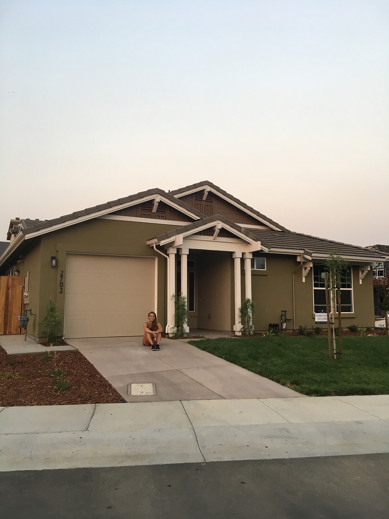 Solo female homeowner, Davis, California, new house
