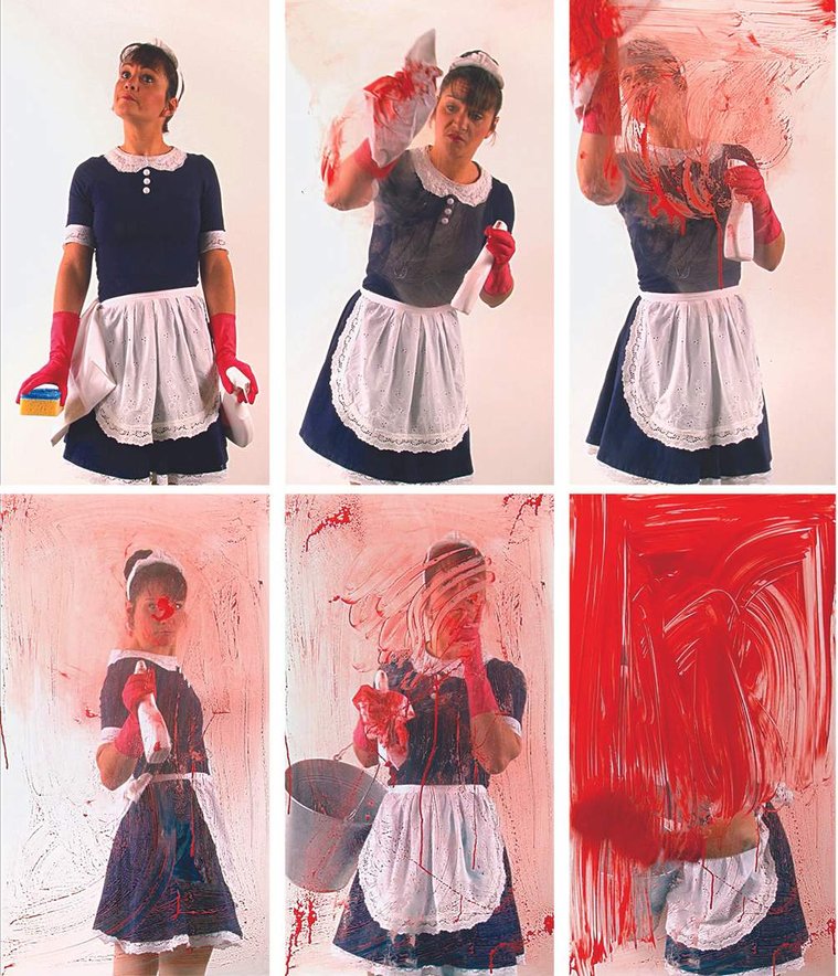Mary Sue vidéos installations revelation performance femme de ménage maid themarysueproject art