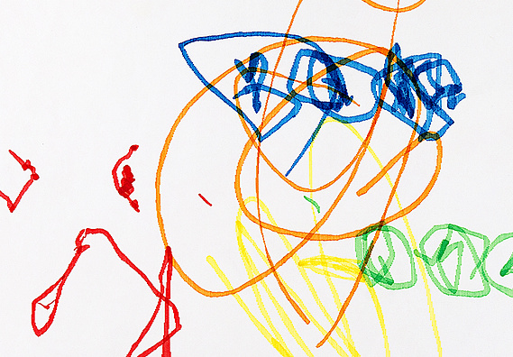 Mary Sue Art Practice detail drawing on paper color marker scribble childhood versus adulthood themarysueproject
