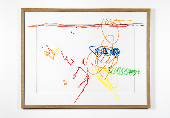 Mary Sue Art Practice drawing on paper color marker scribble childhood versus adulthood themarysueproject