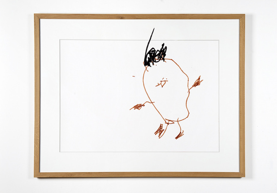 Mary Sue Art drawing on paper color marker scribble childhood versus adulthood themarysueproject