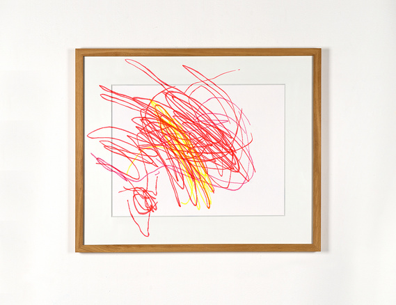 Mary Sue Art Practice mechanical handmade drawings oversized color marker scribble childhood versus adulthood themarysueproject