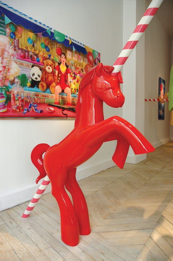 Mary Sue art sculpture dead horse detail merry go round installation themarysueproject