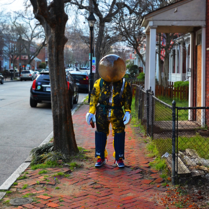 OYA-9394. Virginia, US (2020) performance by Luis Vasquez La Roche at the Richmond Slave trail