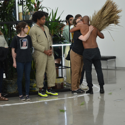 Cutlass in Hand. ICA, Richmond. VCU. Virginia (2019) performance by Luis Vasquez La Roche
