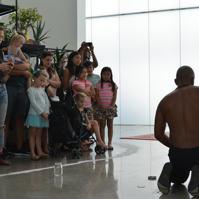 Cutlass in Hand. ICA, Richmond. VCU. Virginia (2019) performance by Luis Vasquez La Roche