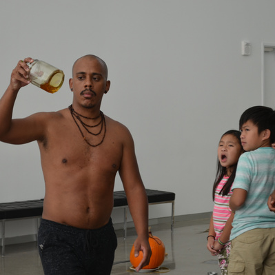 Cutlass in Hand. ICA, Richmond. VCU. Virginia (2019) performance by Luis Vasquez La Roche