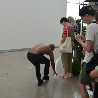 Cutlass in Hand. ICA, Richmond. VCU. Virginia (2019) performance by Luis Vasquez La Roche