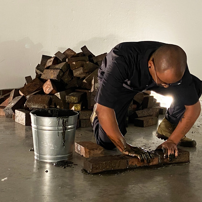 Bricks, Palm Oil, Gunpowder, and Lemon (2020) performance by Luis Vasquez La Roche 